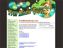 Tablet Screenshot of freemediaguide.com